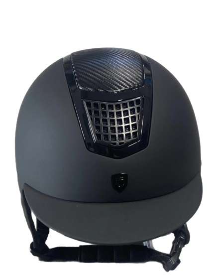 CASCO EQUESTRO UNISEX CARBONIO FRAME LUCIDO