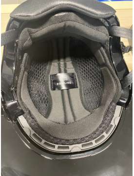 CASCO EQUILINE XANTO LUCIDO CON VISIERA LARGA-26363