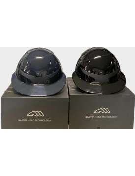 CASCO EQUILINE XANTO LUCIDO CON VISIERA LARGA-26364