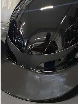 CASCO EQUILINE XANTO LUCIDO CON VISIERA LARGA-26366