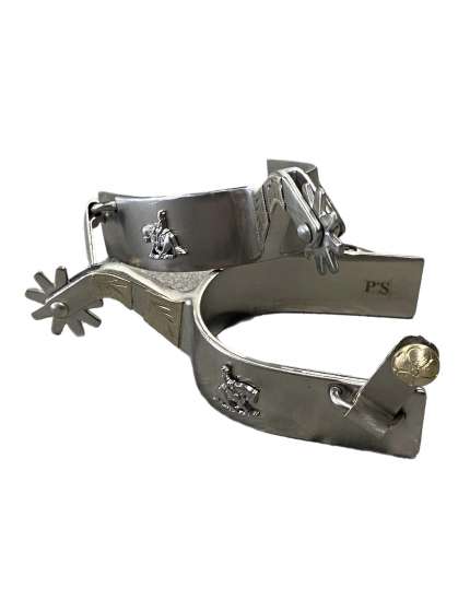 SPERONI WESTERN POOL'S ACCIAIO CON FIGURA REINING
