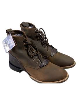 STIVALETTI WESTERN IN PELLE OLD WEST-26531
