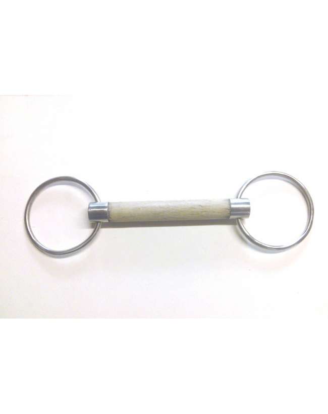 FILETTO ANELLI INOX E CANNONE IN LEGNO