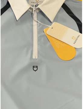 MAGLIA EQUESTRO UOMO CELESTE MANICA CORTA-26571