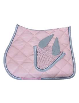 COMPLETO SOTTOSELLA E CUFFIA ROSA CON BRILLANTINI-26575