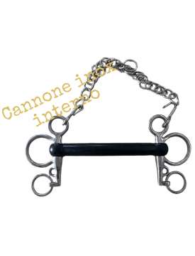 PELHAM INOX INTERO GOMMA ASTE CORTE-26639