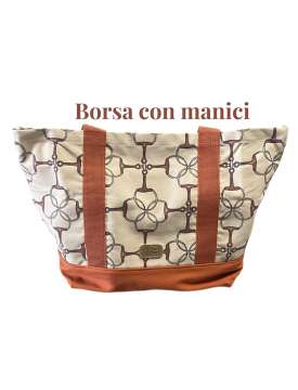 BORSA IN STOFFA STAMPA TEMA EQUESTRE-26644