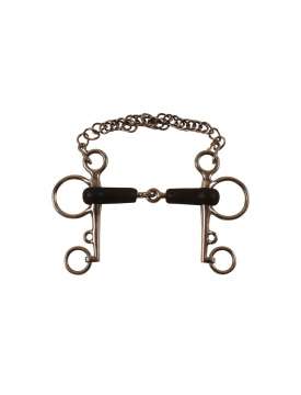 PELHAM INOX RIVESTITO IN GOMMA-2667