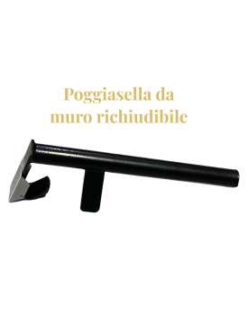 POGGIA SELLA IN METALLO DA MURO RICHIUDIBILE-26695