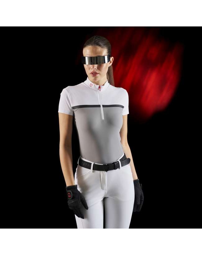 POLO DONNA EQUESTRO RIDERTECHNOLOGY TESSUTO TRAFORATO