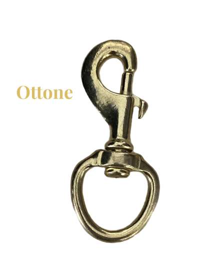 MOSCHETTONE IN OTTONE PER LUNGHINA