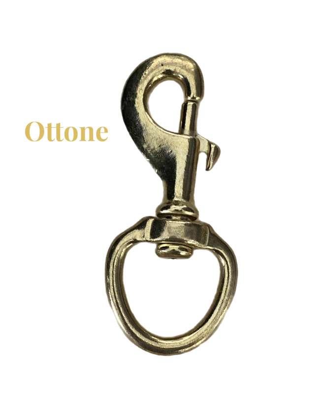 MOSCHETTONE IN OTTONE PER LUNGHINA