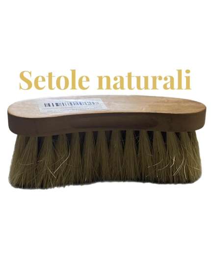 SPAZZOLA CURVA SETOLE IN CRINE
