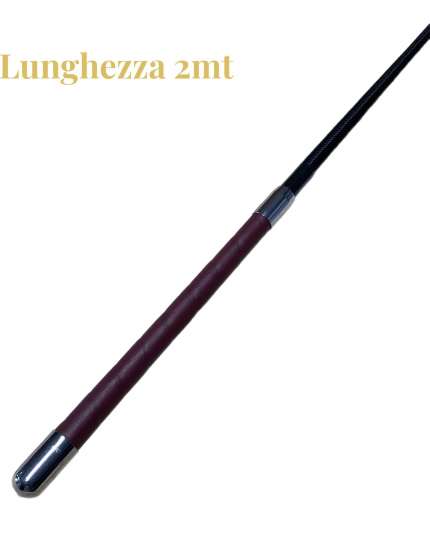 FRUSTA DA CARROZZA CON MANICO IN PELLE