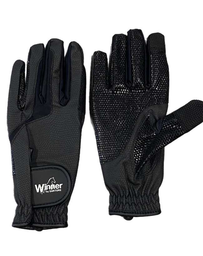 GUANTI EQUITAZIONE CON SILICON GRIP