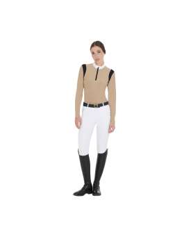 MAGLIA DA GARA EQUESTRO MANICA LUNGA BEIGE-26961