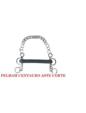 PELHAM INOX INTERO GOMMA ASTE CORTE-2698