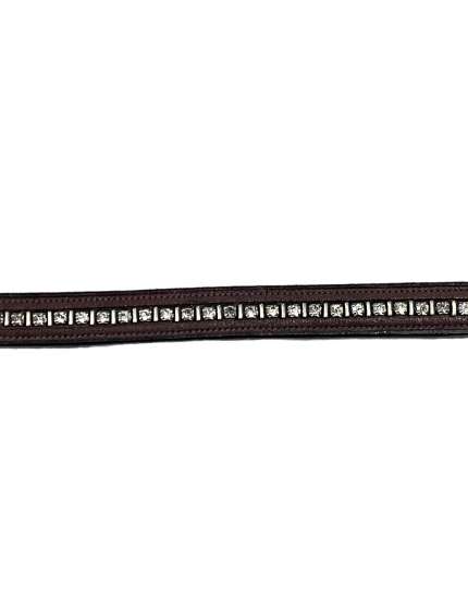 FRONTALINO IN CUOIO SOTTILE MARRONE