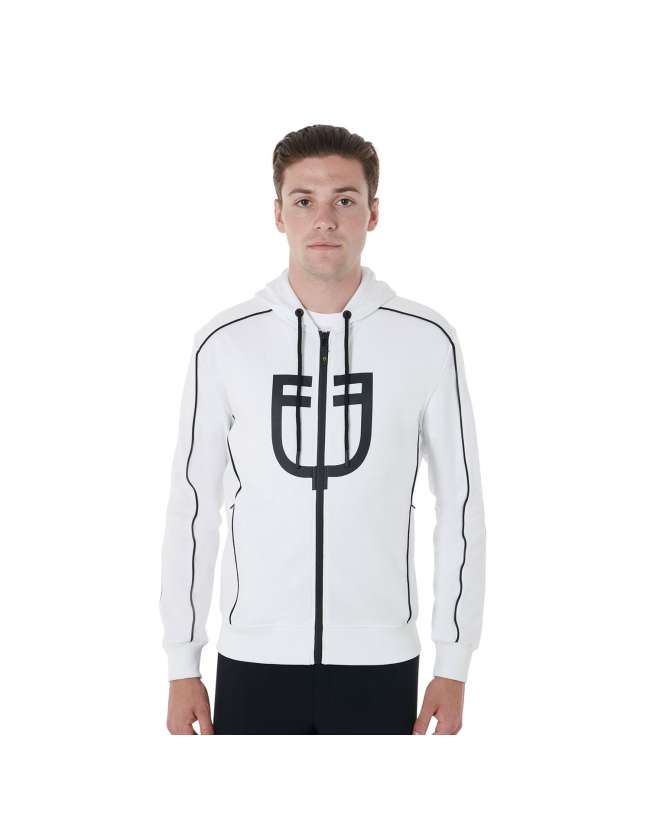 FELPA EQUESTRO UOMO CON CAPPUCCIO