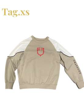 FELPA EQUESTRO DONNA GIROCOLLO BEIGE-27162