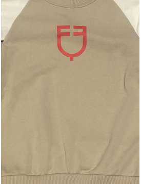 FELPA EQUESTRO DONNA GIROCOLLO BEIGE-27163