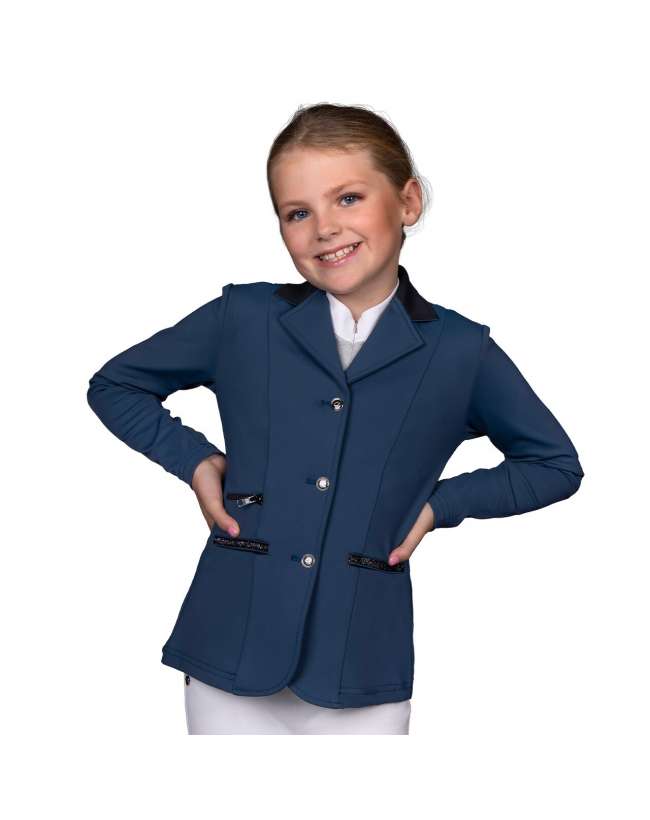 GIACCA JUNIOR QHP JULIET TESSUTO TECNICO BLU