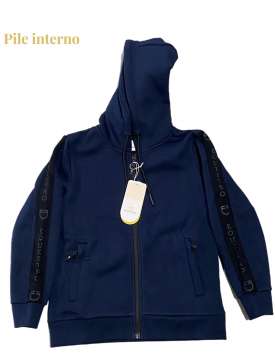 FELPA EQUESTRO BAMBINA FULL ZIP PILE INTERNO-27284