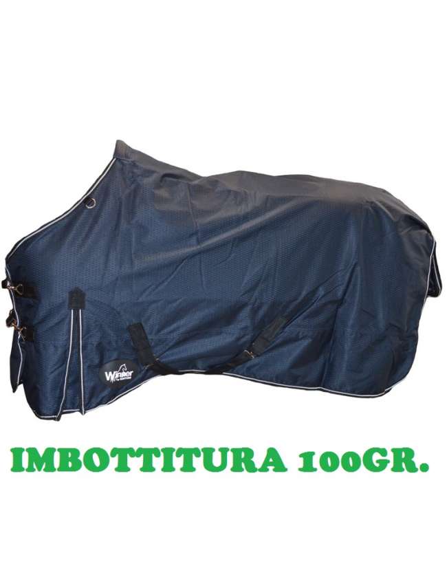 COPERTA DA PADDOCK IMPERMEABILE IMBOTTITURA 100GR.