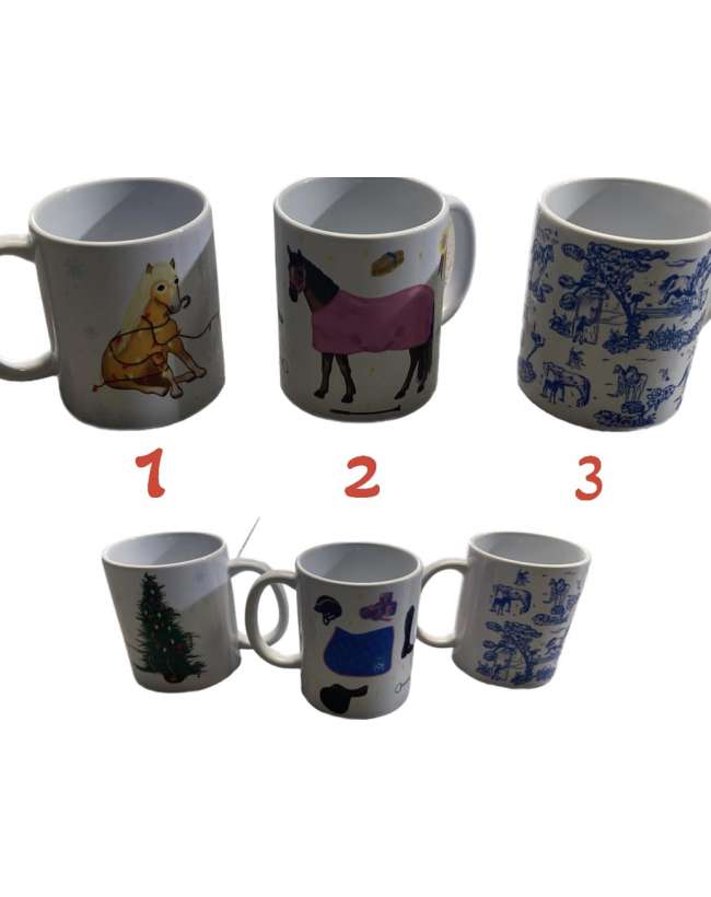TAZZA IN TEMA EQUESTRE