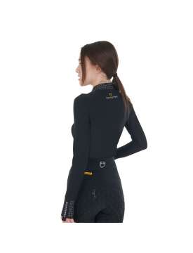 POLO DONNA EQUESTRO DA ALLENAMENTO CON STRASS-27359