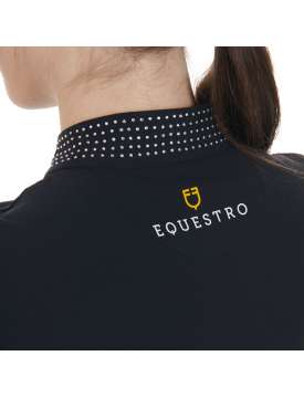 POLO DONNA EQUESTRO DA ALLENAMENTO CON STRASS-27361