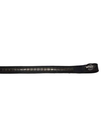 FRONTALINO IN CUOIO CLINCHER NERI BRUNITI