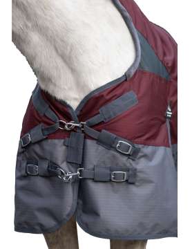 COPERTA DA PADDOCK COLLO ALTO 200GR. BICOLORE 600DENARI-27398