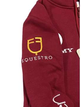 FELPA DONNA EQUESTRO MULTILOGO BORDEAUX-27447