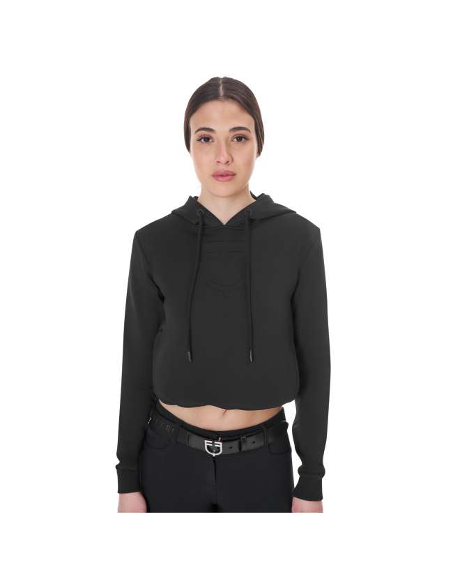 FELPA EQUESTRO CUT OUT IN COTONE