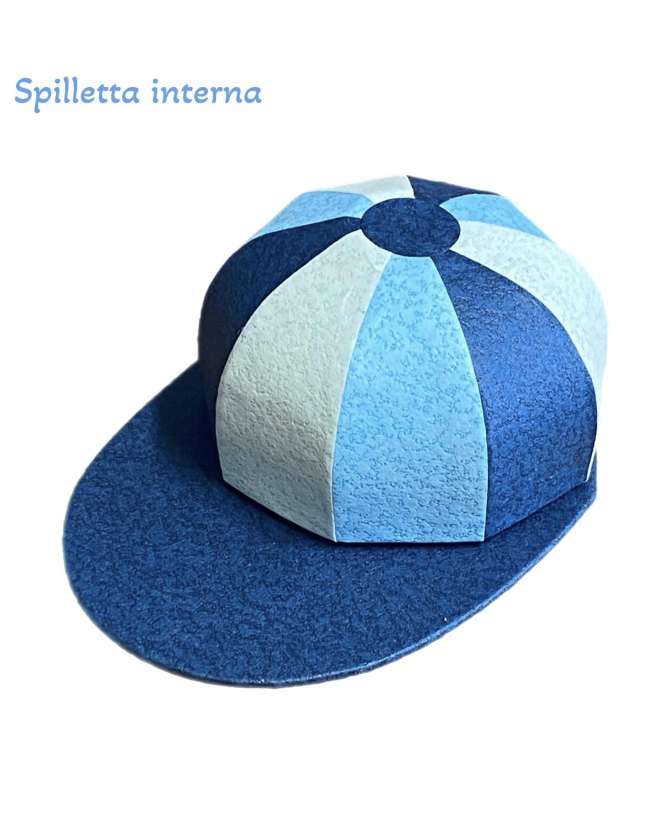 SPILLA COCCARDA IN CONFEZIONE IDEA REGALO