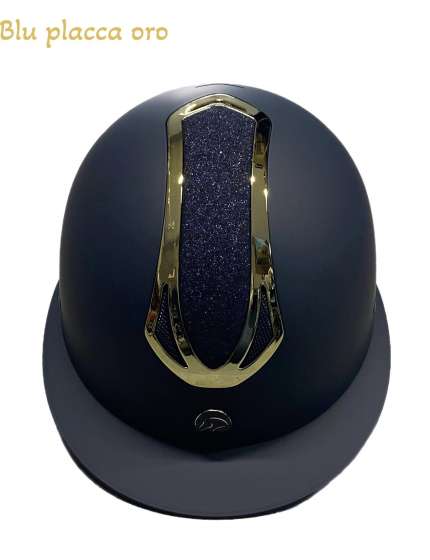 CASCO ILLUSION CON GLITTER E PLACCA LUCIDA