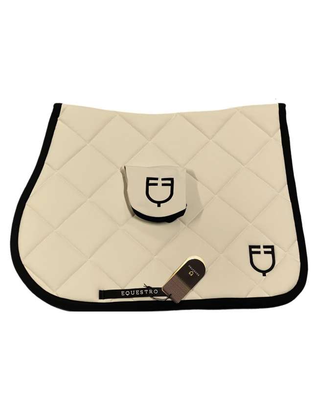 SOTTOSELLA E CUFFIA EQUESTRO BEIGE
