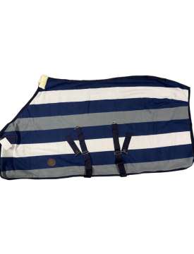 COPERTA PILE A RIGHE CON CINGHIE SOTTOPANCIA-27674