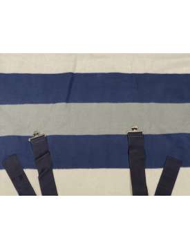 COPERTA PILE A RIGHE CON CINGHIE SOTTOPANCIA-27675