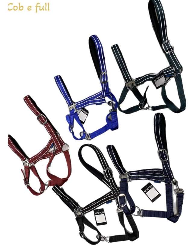 CAVEZZA IN NYLON IMBOTTITA PER CAVALLI