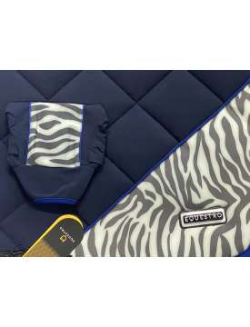 EQUESTRO SOTTOSELLA E CUFFIA ZEBRA E LEOPARD-27706