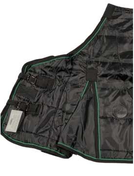 PIUMINO DA BOX NERO IMBOTTITO 200GR. PER CAVALLI-27709