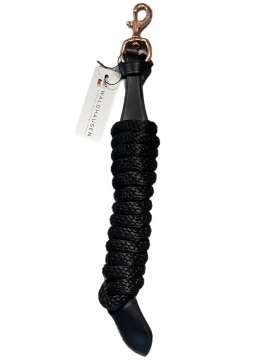 LUNGHINA IN NYLON E CUOIO MOSCHETTONE ROSAGOLD-27813