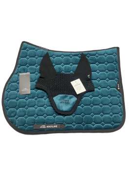 COMPLETO EQUILINE VERDE SMERALDO IN VELLUTO-27911