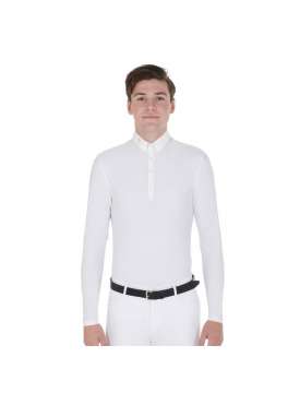 POLO EQUESTRO UOMO MANICA LUNGA INVERNALE-27964