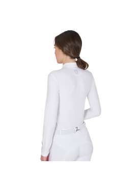 POLO EQUESTRO DONNA SLIM FIT CON STRASS-28023