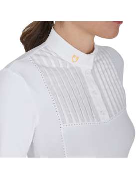 POLO EQUESTRO DONNA SLIM FIT CON STRASS-28024