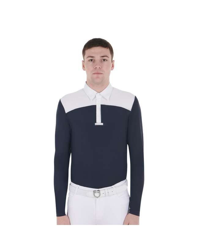 POLO EQUESTRO UOMO DA CONCORSO MANICA LUNGA