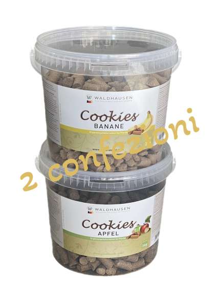 2 CONFEZIONI DI BISCOTTI PER CAVALLI